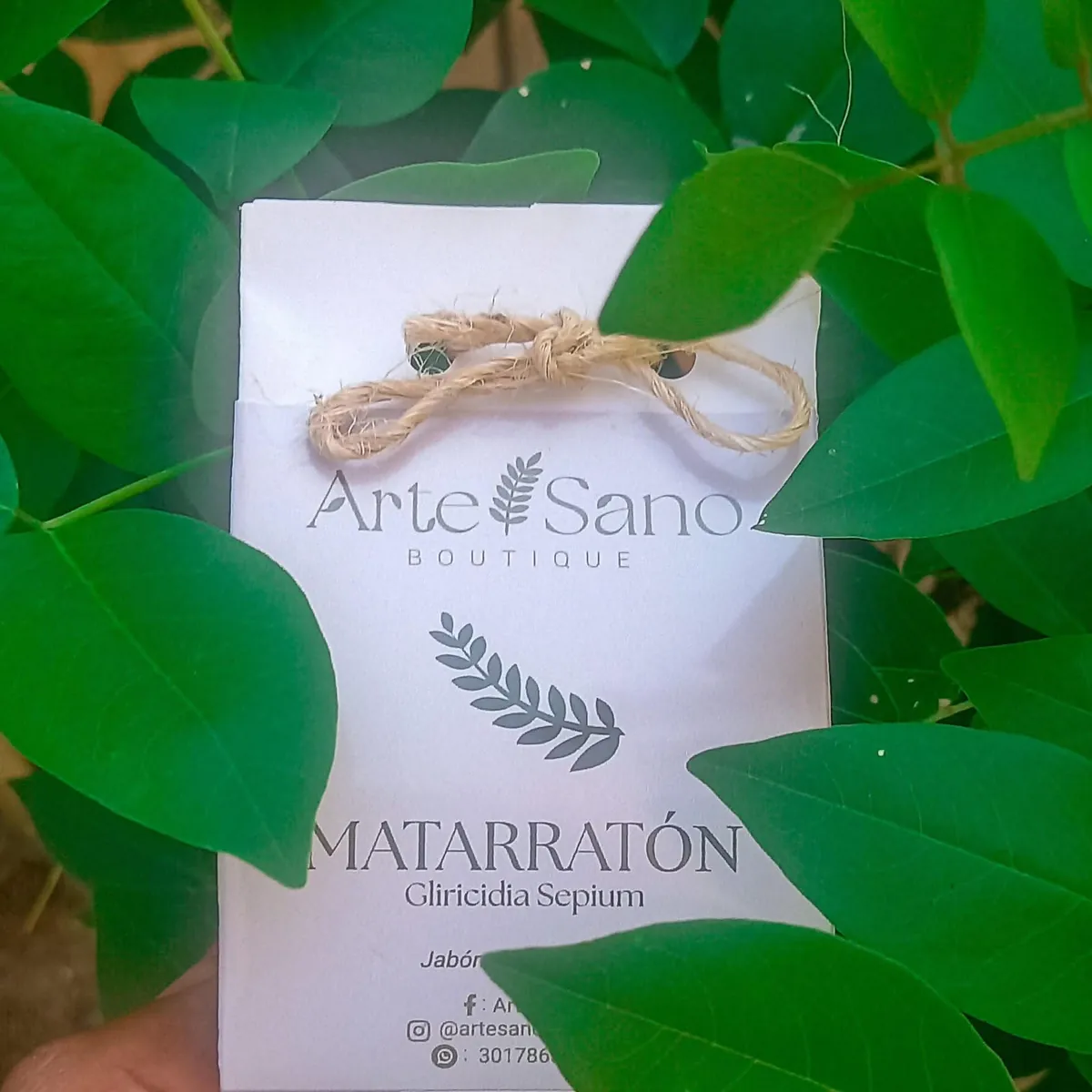 Jabón de Matarratón de Arte'Sano